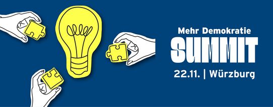 Bild zur Veranstaltung Mehr Demokratie-Summit: Mitdenken, Mitreden, Mittanzen