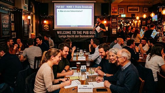 Bild zur Veranstaltung Lange Nacht der Demokratie WÜRMTAL - Pub Quiz