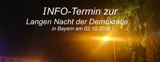Bild zur Veranstaltung Lange Nacht der Demokratie 2026 - MD Informationsveranstaltung